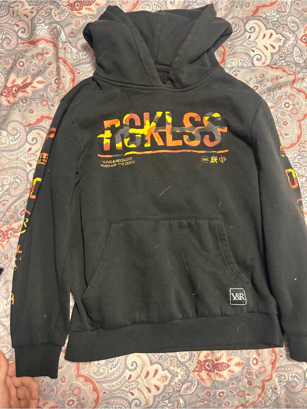 Kids young & reckless hoodie